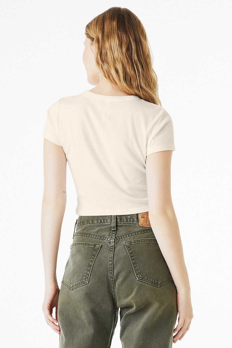 Women's Micro Rib Baby Tee - Image 3
