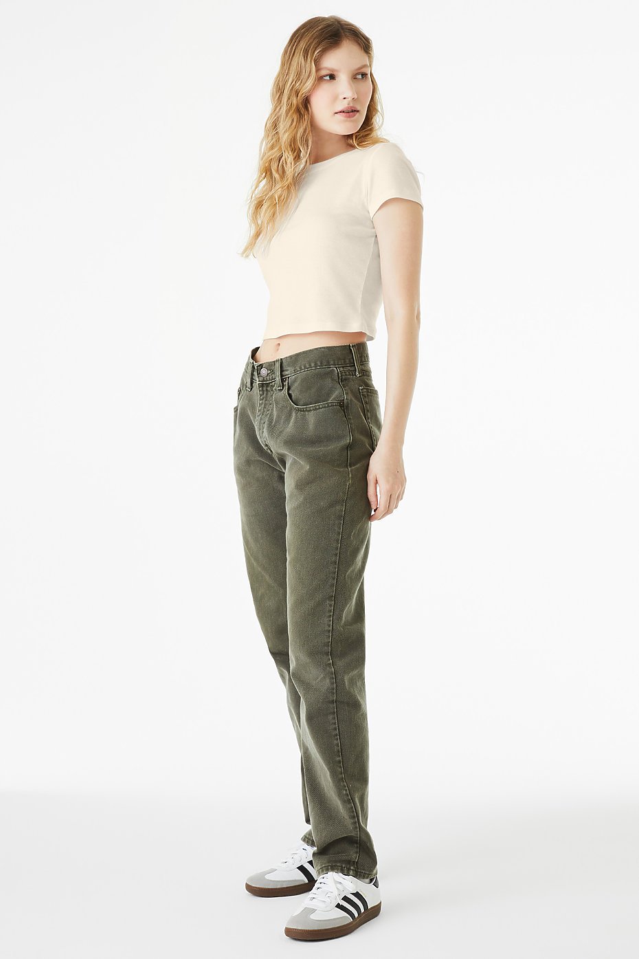 Women's Micro Rib Baby Tee - Image 4