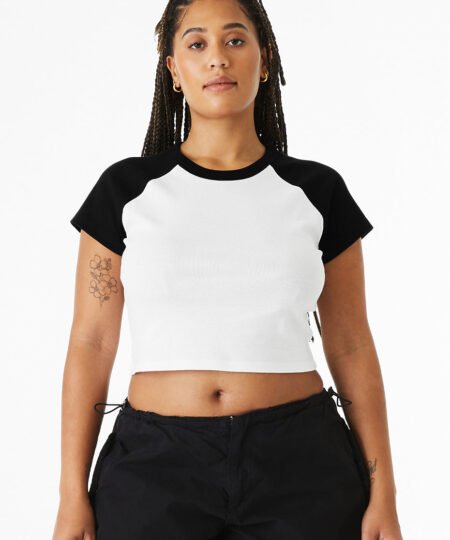 Women's Micro Rib Raglan Baby Tee